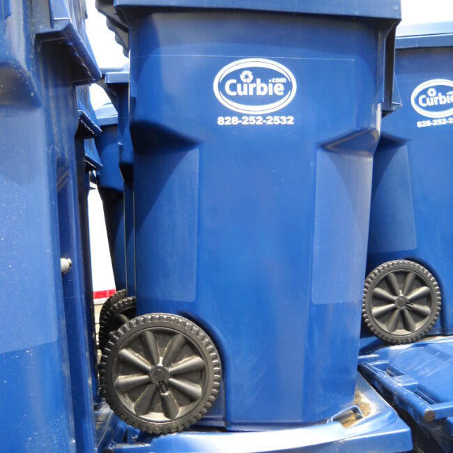 Commercial recycling containers